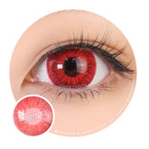 17mm Sweety Red Devil Sclera Lens (Dark Red)