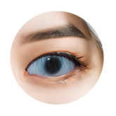 22mm Sweety Sclera Grey Eclipse Contacts