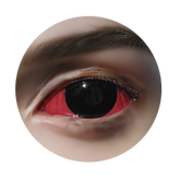 22mm Sweety Red Reverse Ghoul Sclera Contacts