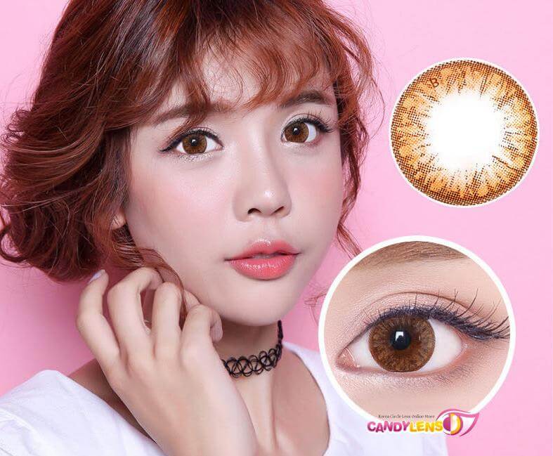 Geo Medical Big Grang Grang Brown Circle Lens
