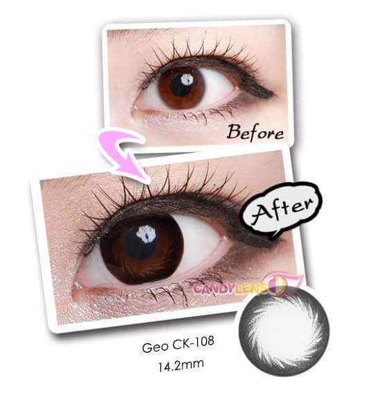 Geo Medical Geo Magic Black CK108 Circle Lens