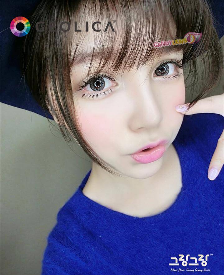 Geo Medical Grang Grang Gray Circle Lens
