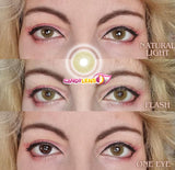 Mulberry Green Colored Contacts