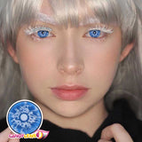 White Walker Rim Cosplay Contacts (0.00 only)