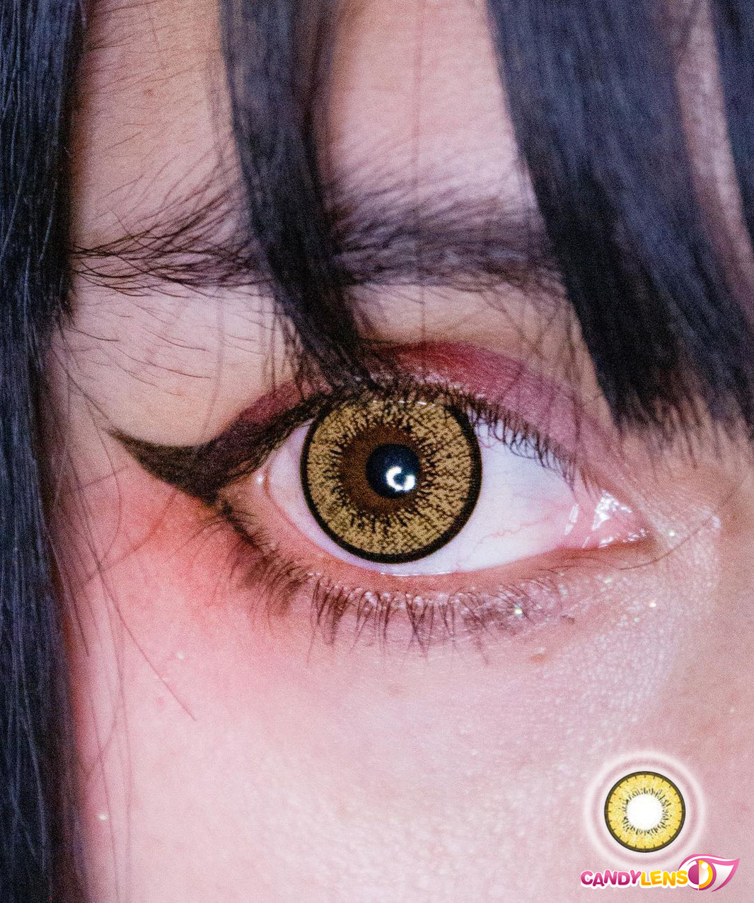 Geo WHC-244 Big Grang Grang Brown Color Circle Lenses | Candylens