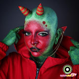 Nebulos Halloween Contacts Black Swan Eyes