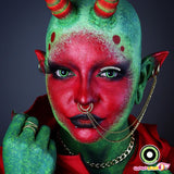 Nebulos Halloween Contacts Black Swan Eyes