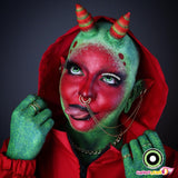 Nebulos Halloween Contacts Black Swan Eyes
