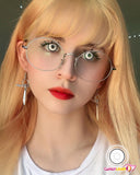 White Zombie Halloween Lens (with prescription)