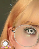 White Zombie Halloween Lens (with prescription)