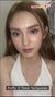 Wearing Puffy Turquoise Color Contacts