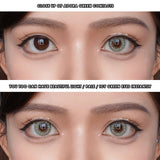 EOS Adora Green or Pink Colored Contacts