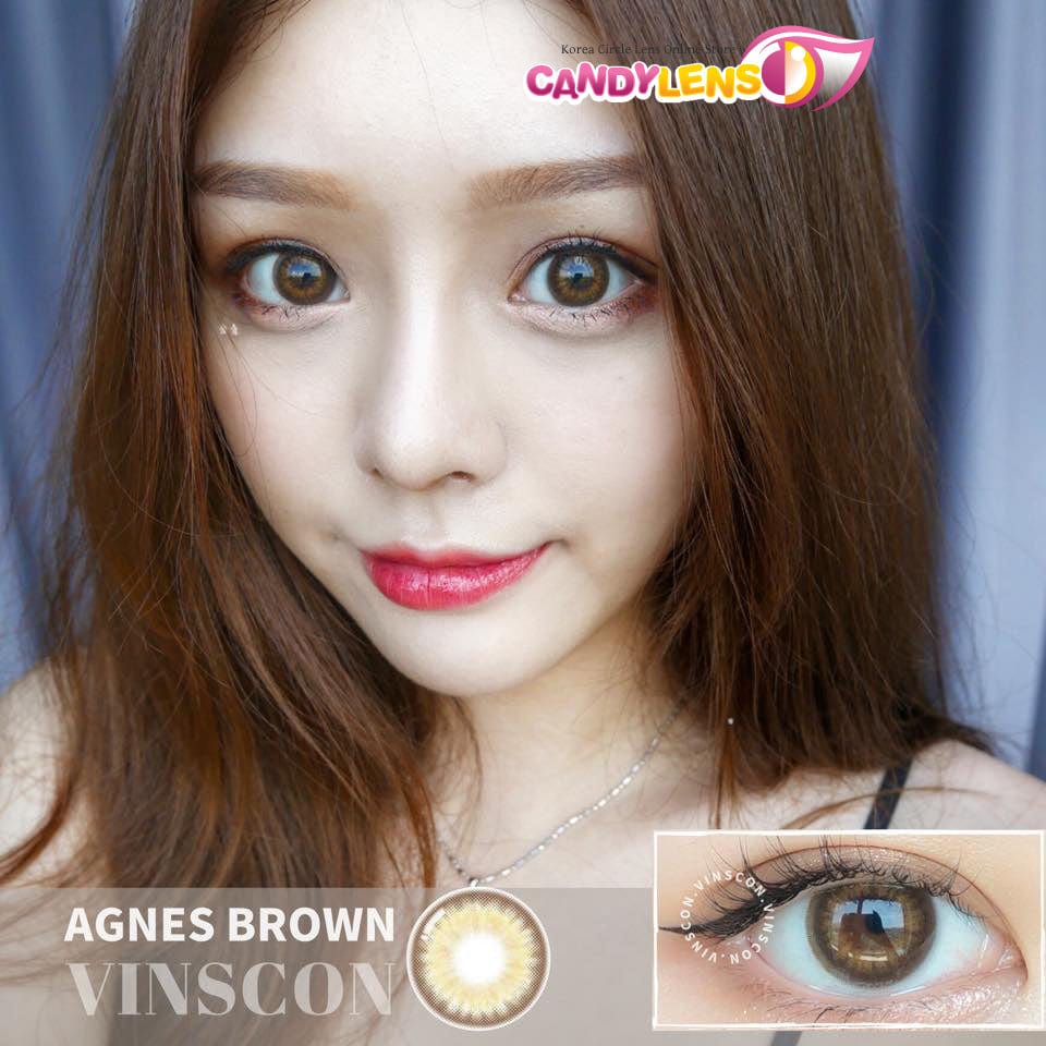 Royal Candy (monthly) Agnes Brown Color Contact Lens