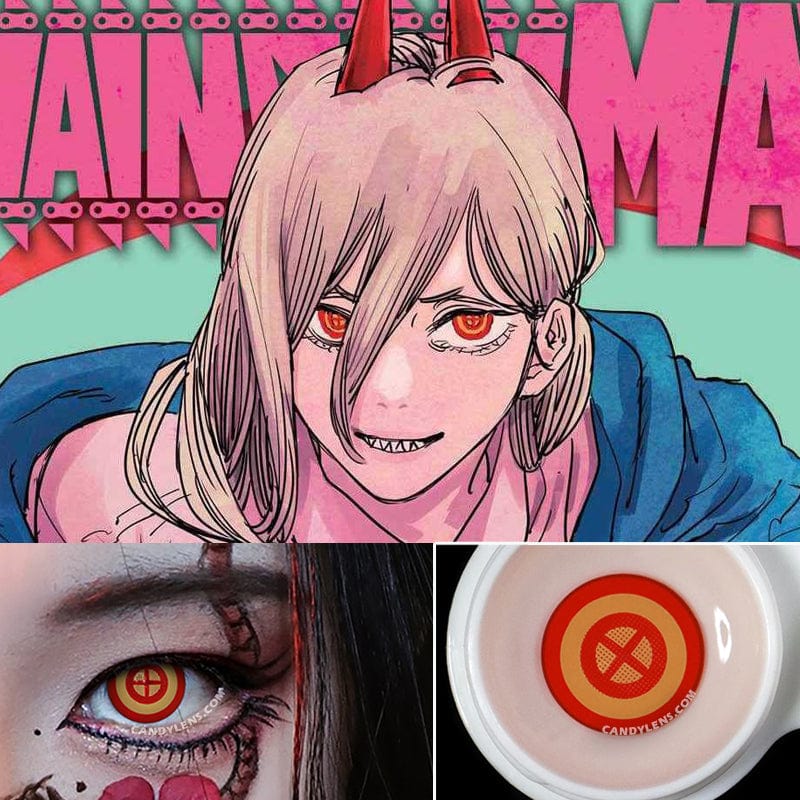 Chainsaw Man Crazy Cosplay Contacts (0.00 only)