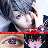 Anime Ciel Phantomhive Black Butlter Purple Cosplay Lenses