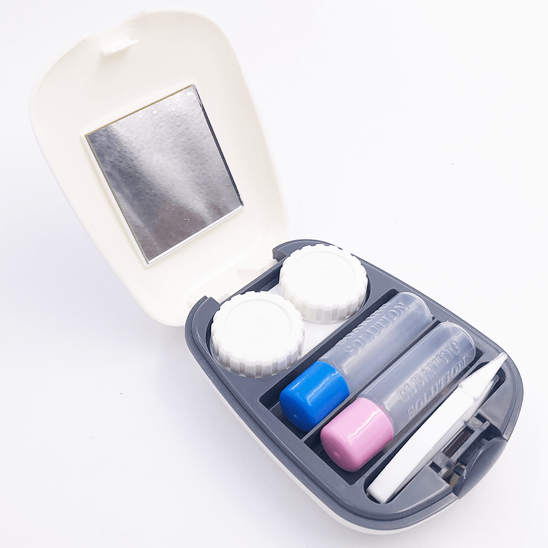 Mini Contact Lens Case Pocket Size Storage Holder Container Travel Kit UK  Seller