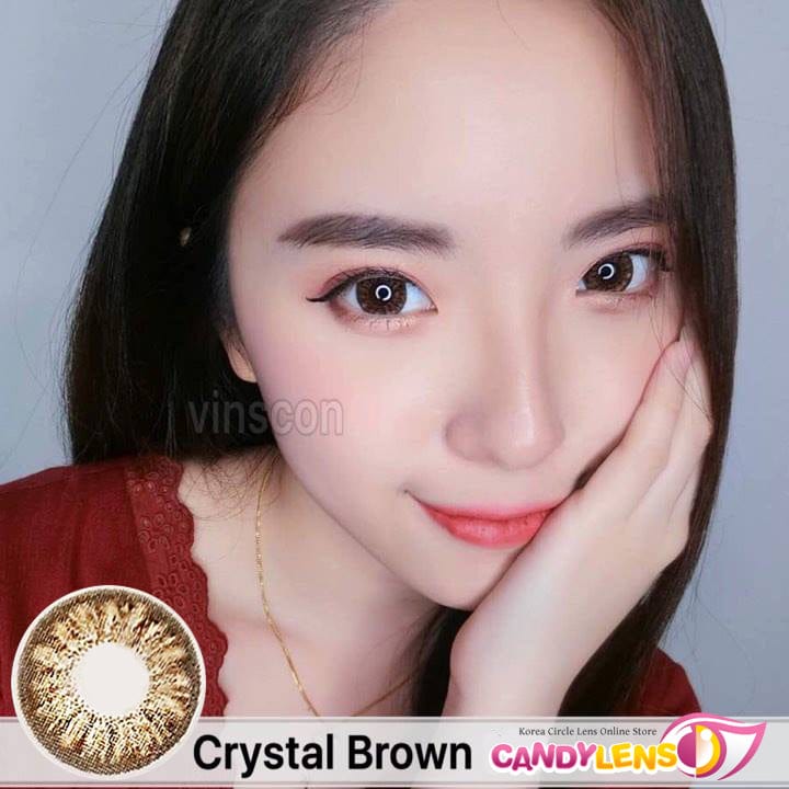 Royal Candy (monthly) Crystal Brown Color Contact Lens