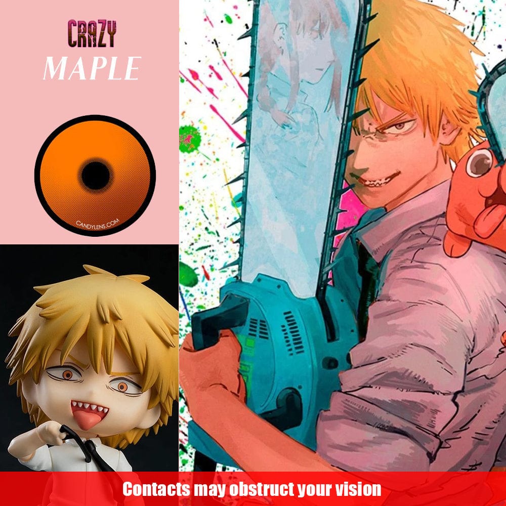 Chainsaw Man Crazy Cosplay Contacts (0.00 only)