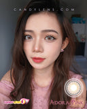 EOS Adora Green or Pink Colored Contacts