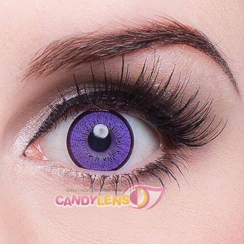 All Black / All White / Night Purple Cosplay Contacts (0.00 only) –  Candylens