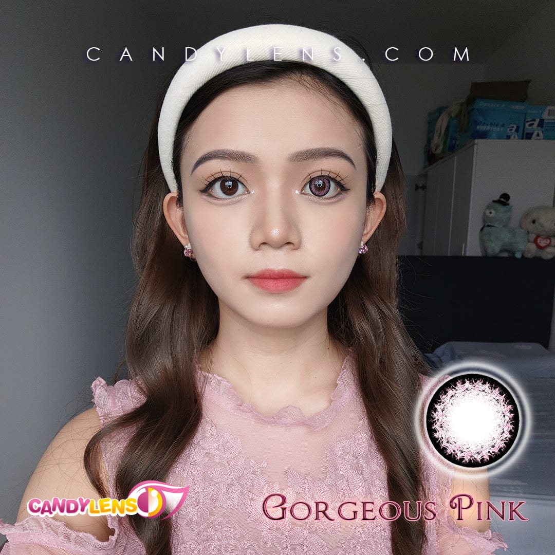 Hueray Gorgeous Pink Silicone Hydrogel (monthly)