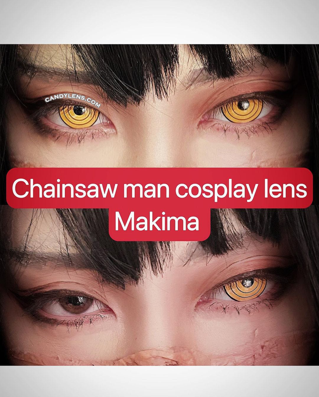 Chainsaw Man Crazy Cosplay Contacts (0.00 only)