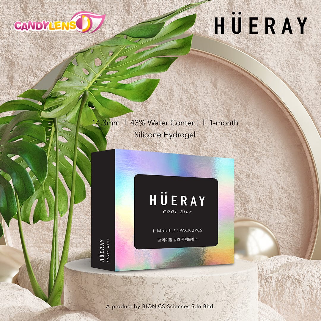 Hueray Charming Black Silicone Hydrogel (monthly)