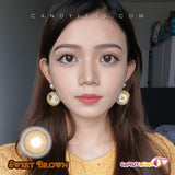 Hueray Sweet Brown Silicone Hydrogel (monthly)