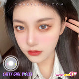 Catty Girl Violet Contacts