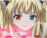 Mismatched Colored Contact Lenses (randomly picked)