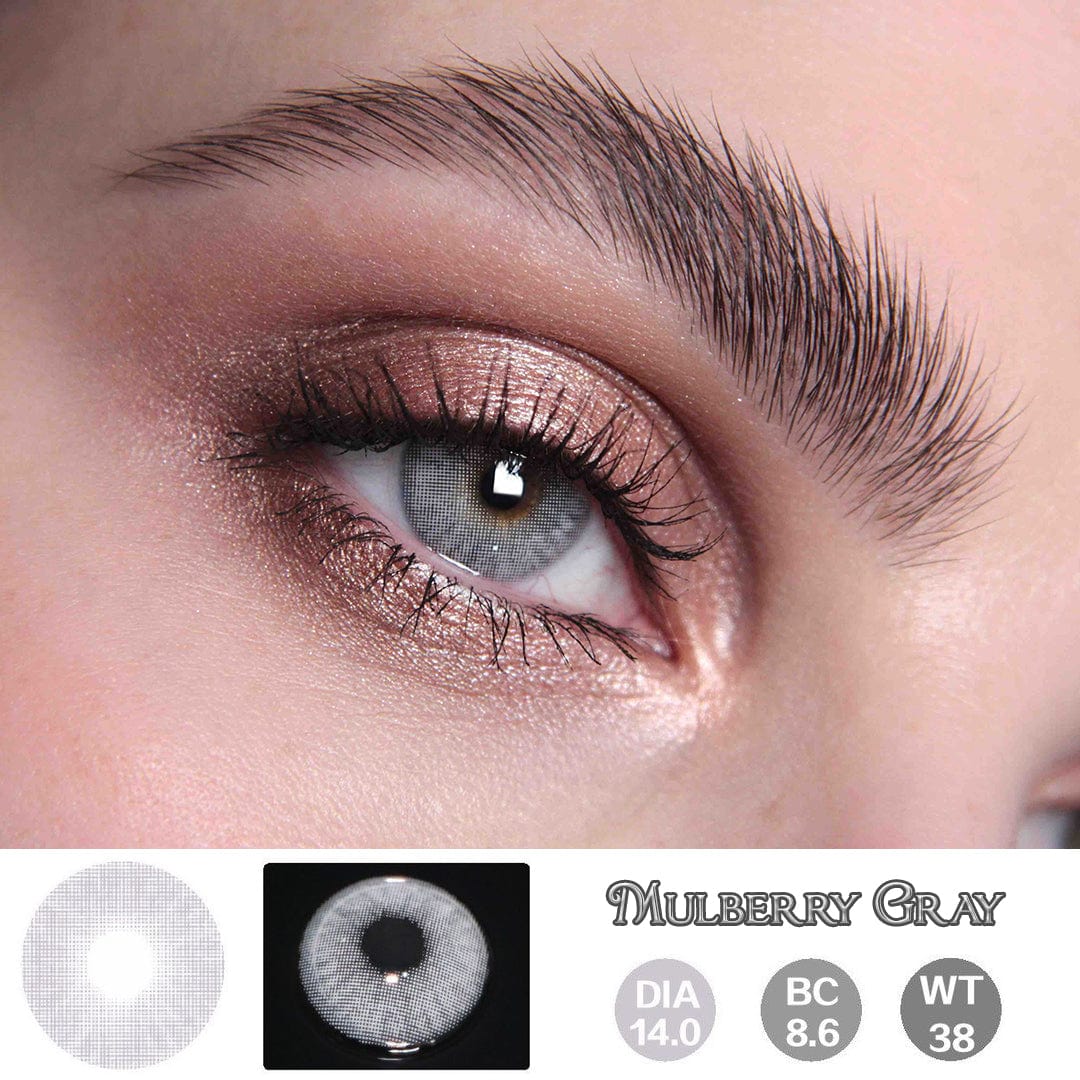 Mulberry Gray Colored Contacts