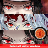 Demon Slayer Anime Cosplay Contacts (0.00 only)