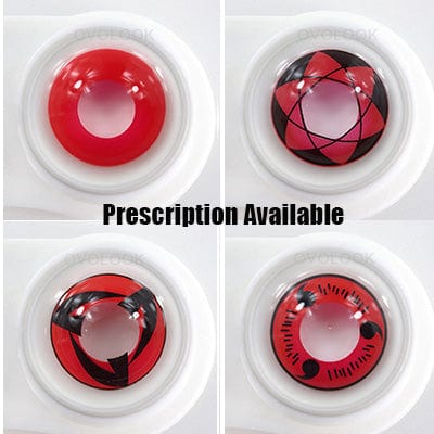 Anime Naruto Sharingan Cosplay Prescription Contacts