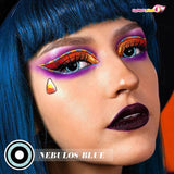 Nebulos Halloween Contacts Black Swan Eyes