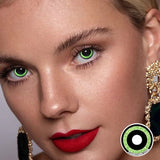 Nebulos Halloween Contacts Black Swan Eyes