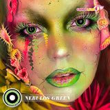 Nebulos Halloween Contacts Black Swan Eyes