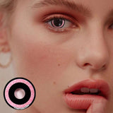 Nebulos Halloween Contacts Black Swan Eyes