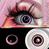 Nebulos Halloween Contacts Black Swan Eyes