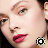 Nebulos Halloween Contacts Black Swan Eyes
