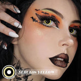 Nebulos Halloween Contacts Black Swan Eyes