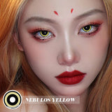 Nebulos Halloween Contacts Black Swan Eyes