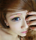 EOS New Adult Blue Circle Lens