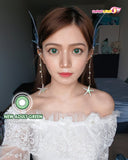 EOS New Adult Green Circle Lens
