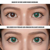 EOS New Adult Green Circle Lens