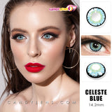 Queen Celeste Blue Cosplay Contacts