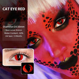 Catwoman Cat Eye Contact Lens For Halloween (0.00 only)
