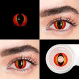 Catwoman Cat Eye Contact Lens For Halloween (0.00 only)