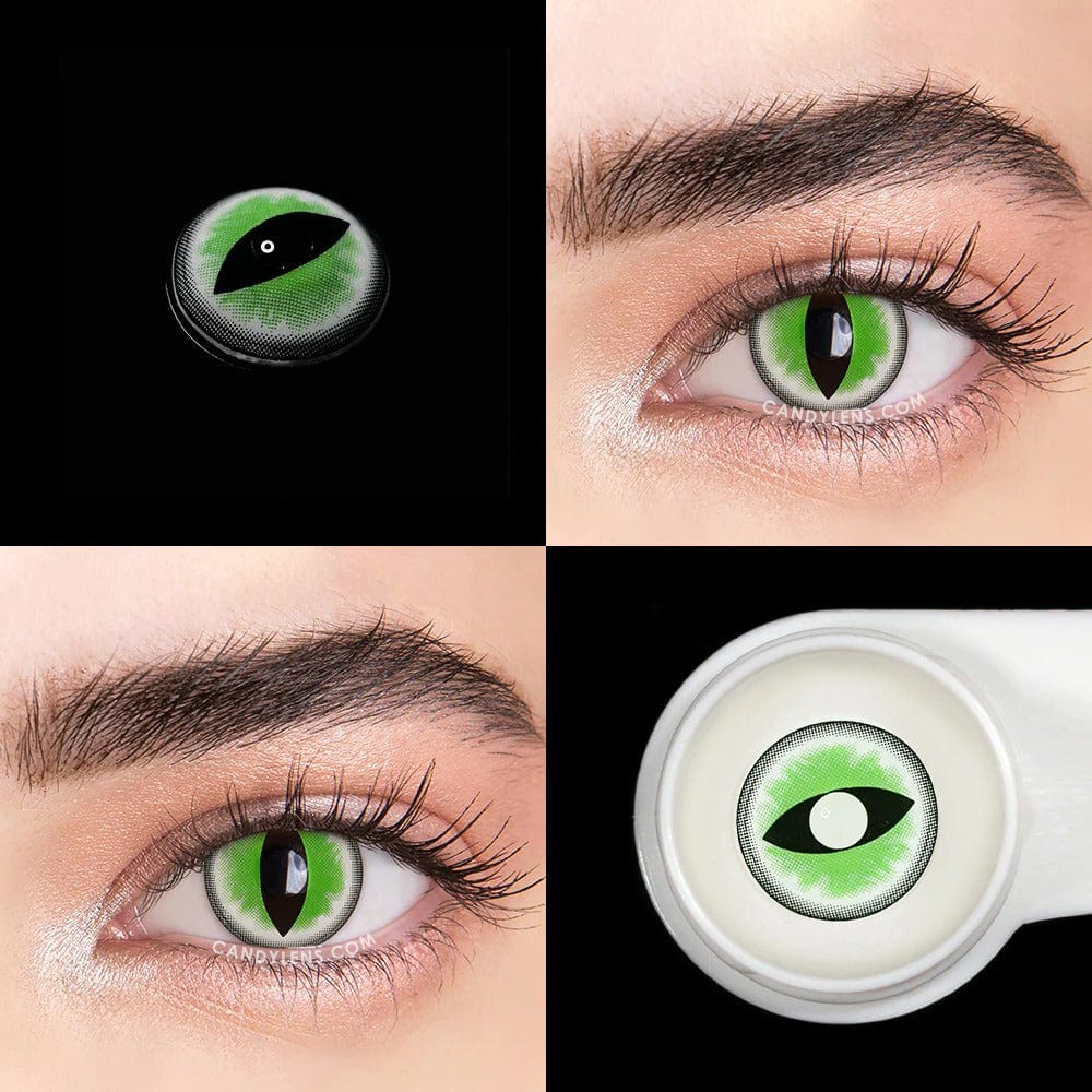 Catwoman Cat Eye Contact Lens For Halloween (0.00 only)