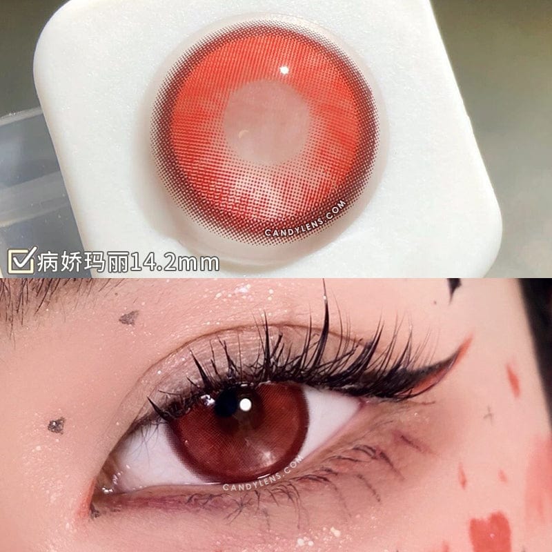 Red Mesh Contacts