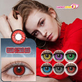 Vega Storm Red Cosplay Contacts